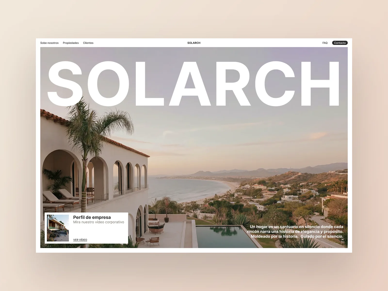 Diseño web de una inmobiliaria en la Costa del Sol